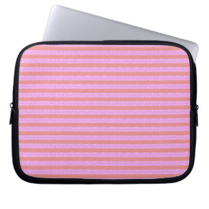 Sac électronique géométrique à rayures rose chic