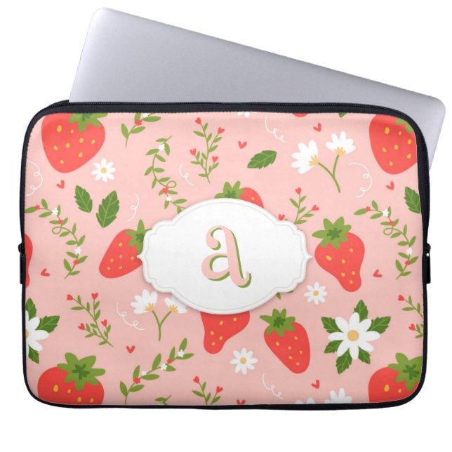 Sac électronique Motif mignonne fraise (Devant)