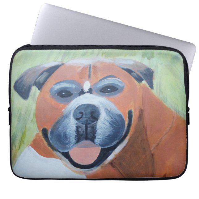 Sac électronique pour chien Boxer (Devant)