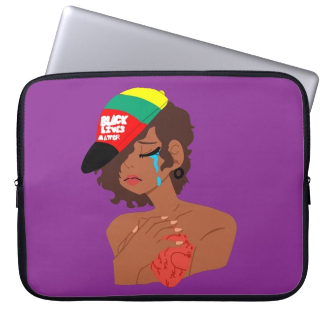 Sac électronique pour Larmes de la femme noire BLM (Devant)