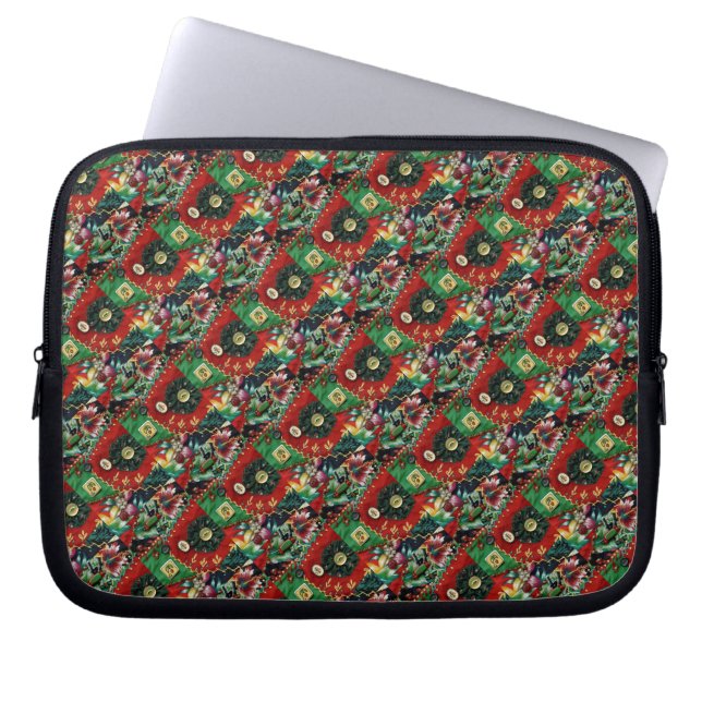 Sac électronique rouge et vert (Devant)