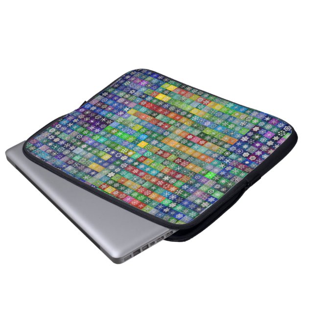 Sac électronique Snowcatcher Snowflakes (Devant bas)