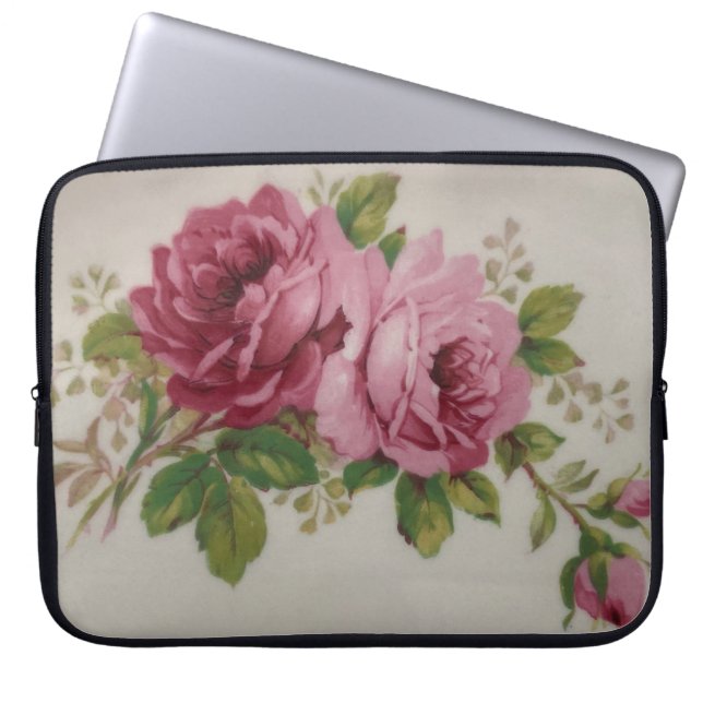 Sac électronique vintage Rose chou Elegance (Devant)