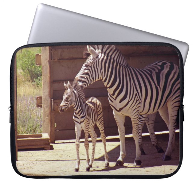 Sac électronique - Zebra Mom & Baby (Devant)