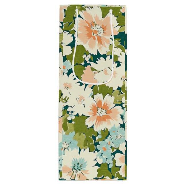 Sac en fleur cadeau Floral (Devant)