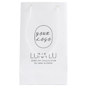 Sac en papier d'expédition minimaliste pour le log