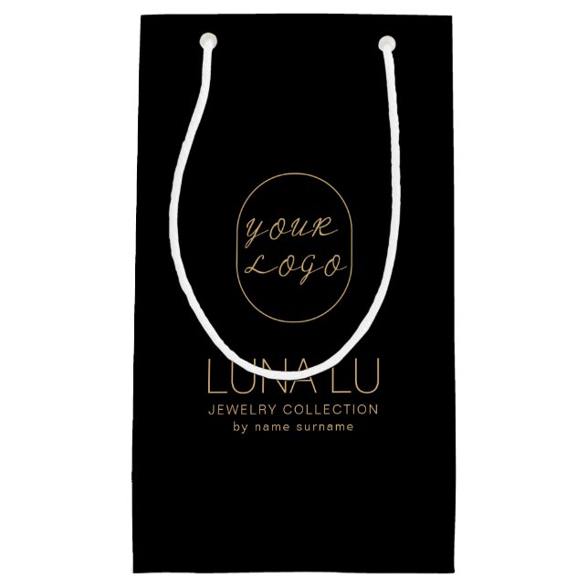 Sac en papier d'expédition minimaliste pour le log (Devant)