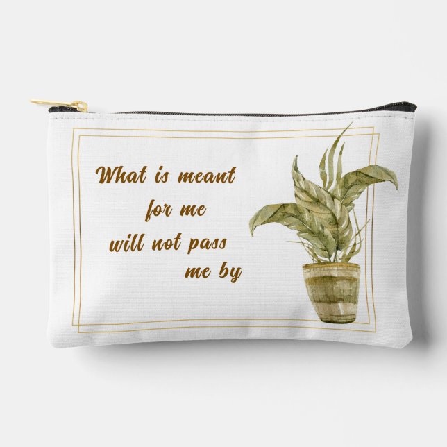 Sac en toile "Ce qui m'est destiné" (Recto)
