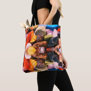 Sac en toile de pierres semi-précieuses magiques G