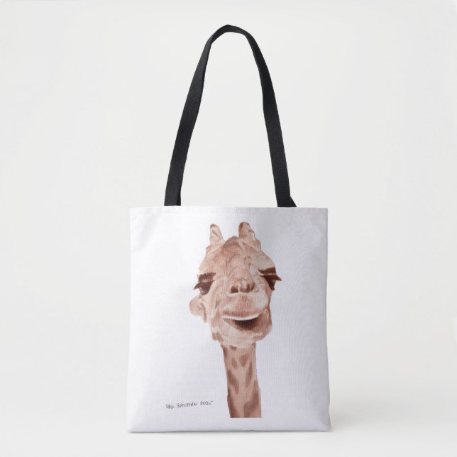Sac en toile Girafe (Devant)