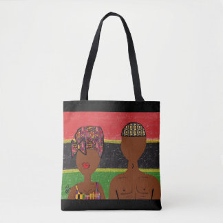 Sac en toile Paix & Amour Africain