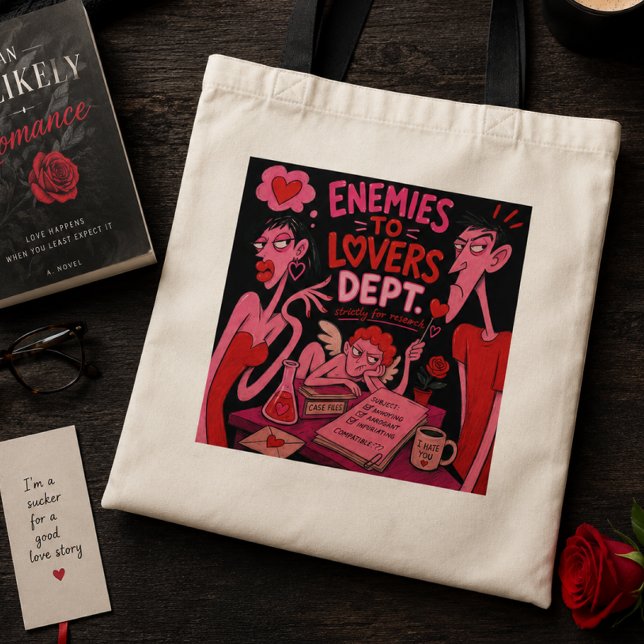 Sac En Tote Pour Lectrice De Romance Ennemis Amant (Créateur téléchargé)