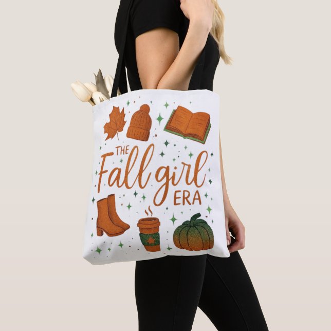 Sac époque fille d'automne, Cadeau de chemise de f (De près)