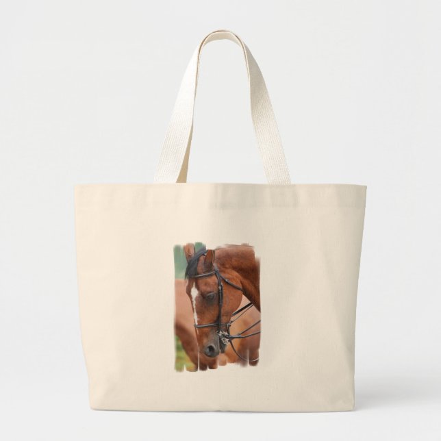 Sac équin de toile de châtaigne (Devant)