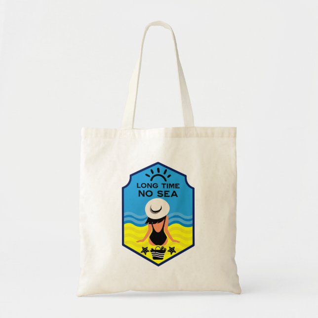 Sac essentiel de plage d'été Tote (Devant)