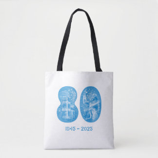 Sac événement NYC août 5 2025 Tote (blanc/noir)