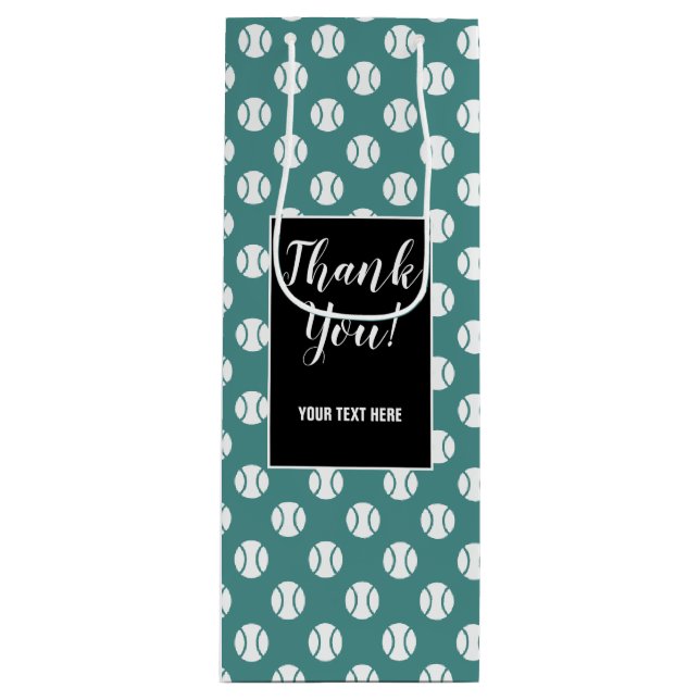 Sac fait sur commande de cadeau de bouteille de (Devant)