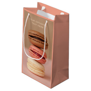 Sac fait sur commande de cadeau de macarons