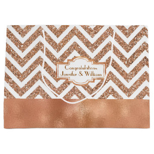 Sac fait sur commande de cadeau de mariage d'or