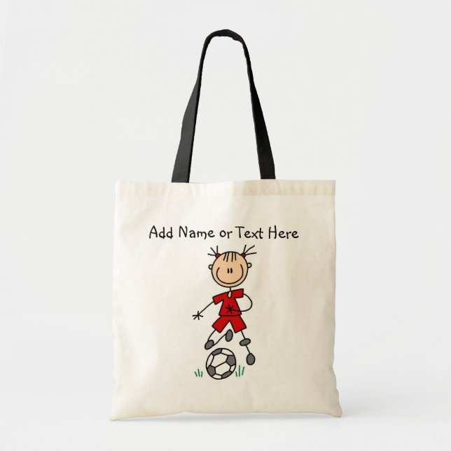 Sac fait sur commande de footballeur de fille de (Devant)