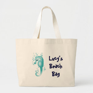 Sac fait sur commande de plage de l'hippocampe de
