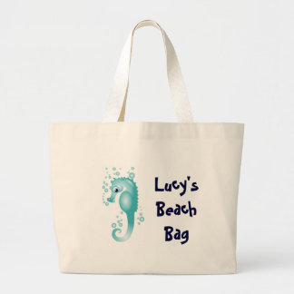 Sac fait sur commande de plage de l'hippocampe de