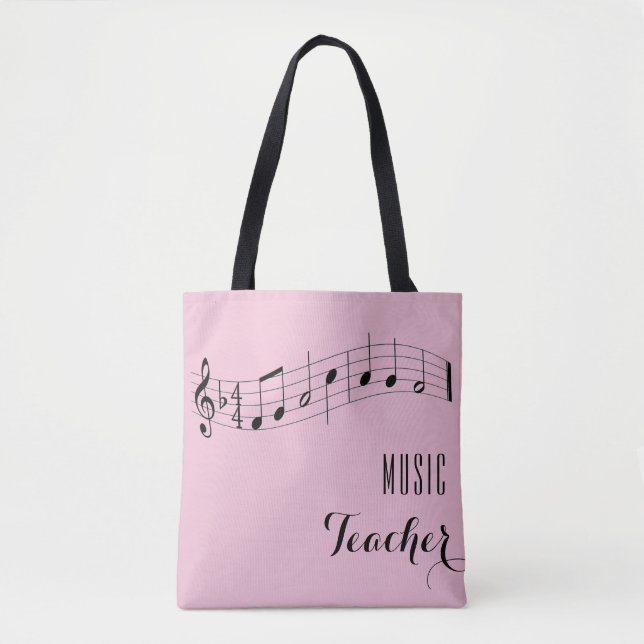 Sac fait sur commande de professeur de musique - (Devant)