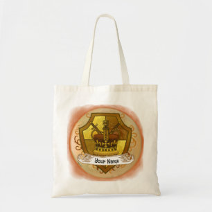 Sac Family Crest Couronne Nom de Famille Fourre-To