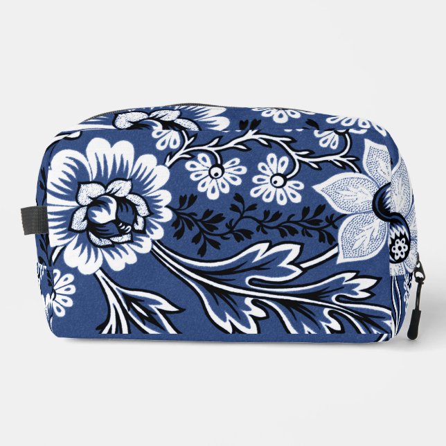 Sac Fantastiques Fleurs (Bleu) Imprimé (Recto)