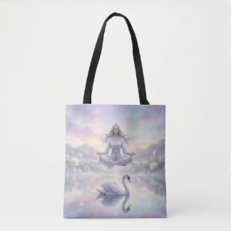 Sac Femme de méditation sereine & Cygne Fantaisie