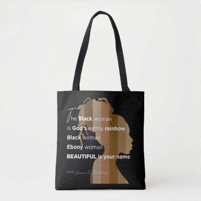 Sac "Femme d'ébène"  (Devant)