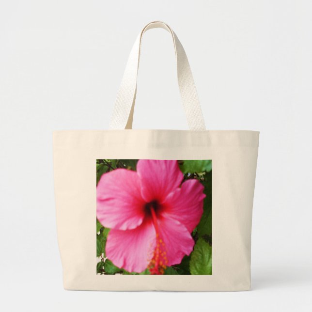 Sac FLEURS ROSE EXOTIQUE (Devant)