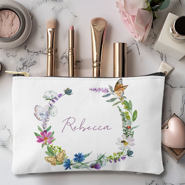 Sac floral cosmétique/accessoire (Créateur téléchargé)