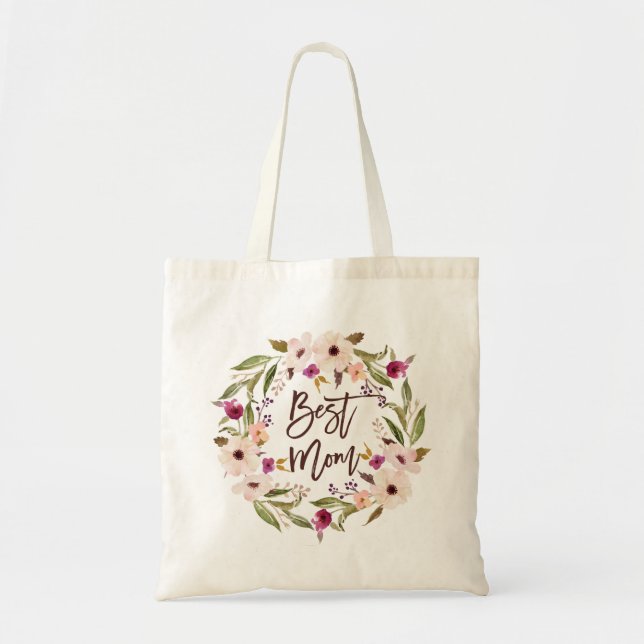 Sac floral de guirlande de la meilleure aquarelle (Devant)