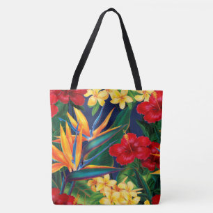 Sac floral hawaïen de plage de paradis tropical