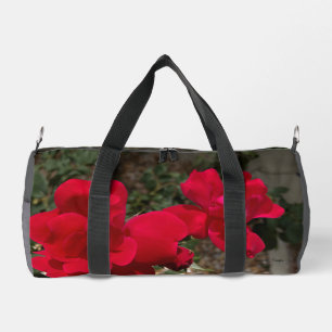 Sac floral rouge brillant moderne