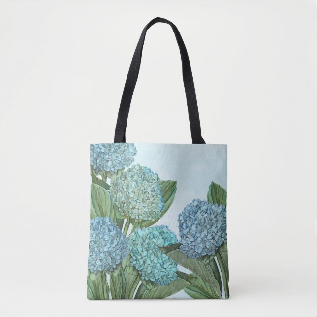 Sac fourre bleu hydrangea (Devant)