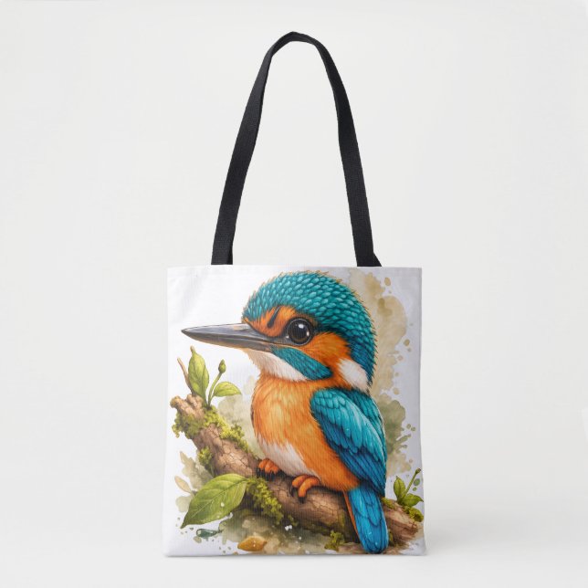 Sac fourre‑tous mignon de martin‑pêcheur – Faune c (Devant)