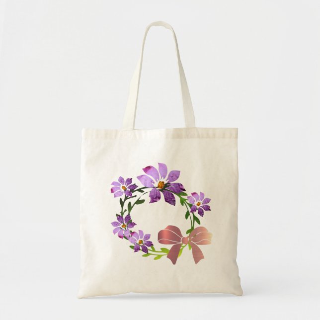 Sac fourre-tout 2 motifs Wreath & Bell (Devant)