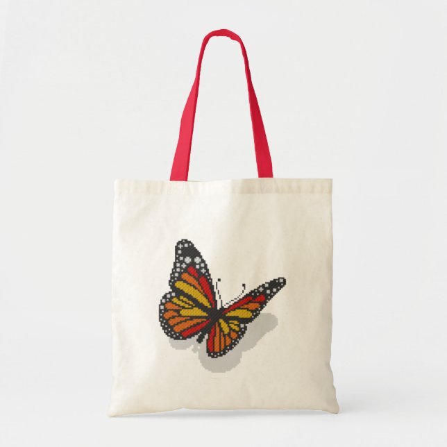 sac fourre-tout 3D Butterfly v1 (Devant)