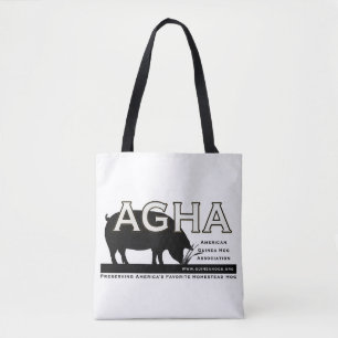 Sac fourre-tout à AGHA avec le nouveau logo