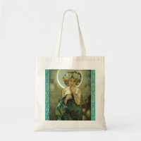 Sac fourre-tout à Alphonse Mucha Clair De Lune