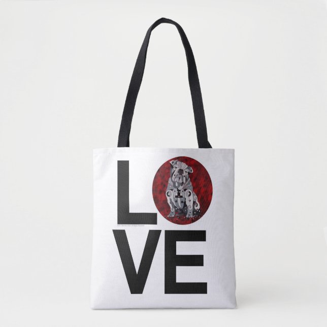 Sac fourre-tout à amour de chien de Taureau (Devant)