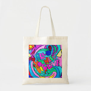 sac fourre-tout à amour de hippie-style des anné