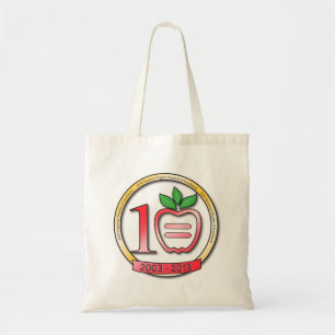 Sac fourre-tout à anniversaire de 10 ans