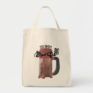 Sac fourre-tout à aquarelle de café