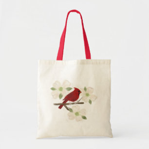 Sac fourre-tout à aquarelle de cardinal et de