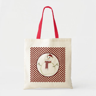 Sac fourre-tout à bonhomme de neige de pays