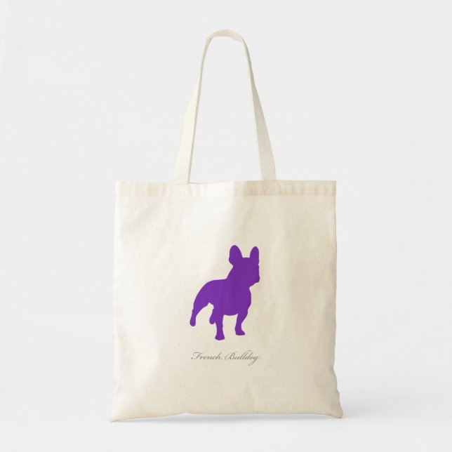 Sac fourre-tout à bouledogue français (version (Devant)