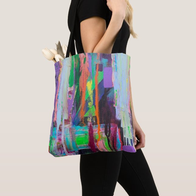 Sac fourre-tout à brume violette (De près)